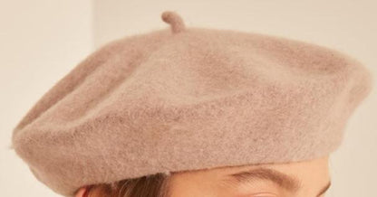 Wool Painter Beret - Beige