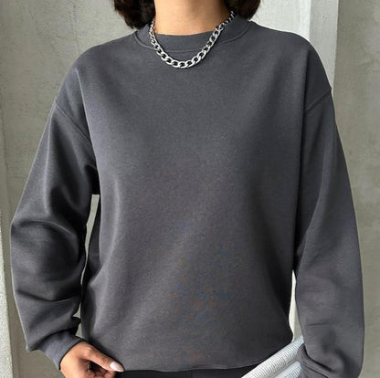 Essential Basic Sweater Crew Neck