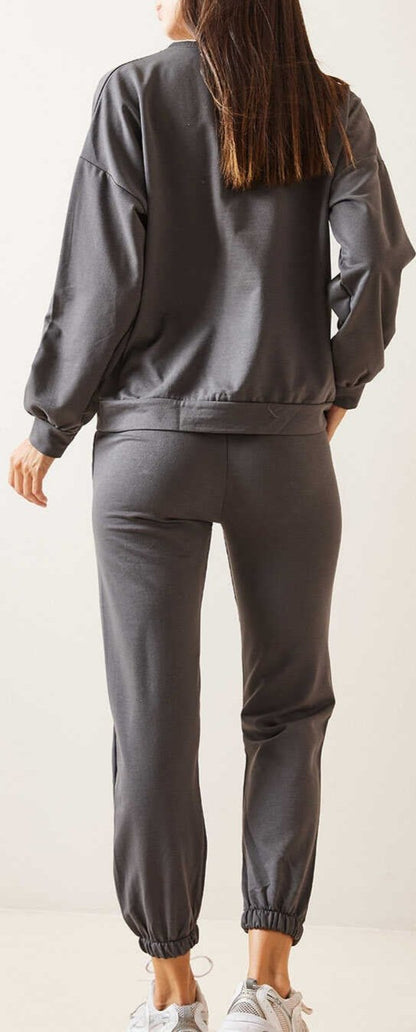 Grey Loungewear Suit