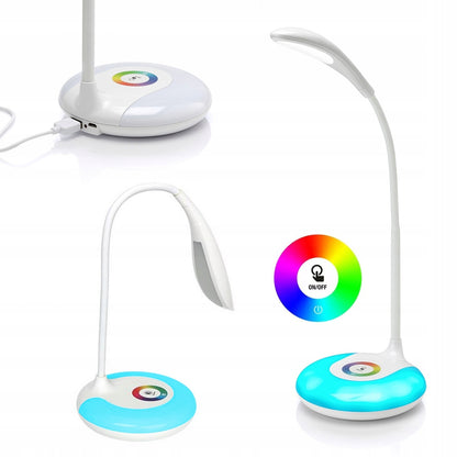 LED desk lamp RGB desk lamp 256 colors / LED Bureaulamp - 256 Kleuren - Buigbaar