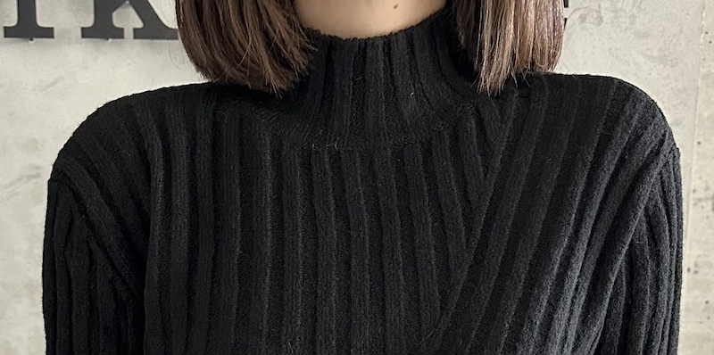 The Rib Knit Maxi Dress - Black