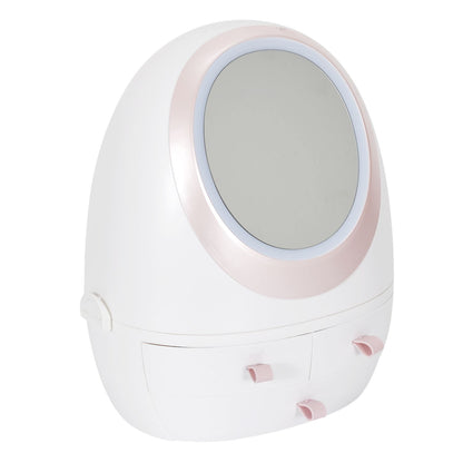 Make-up Organizer, Beauty Organizer, Cosmetics Organizer incl. LED Mirror / Make - Up - Spiegel